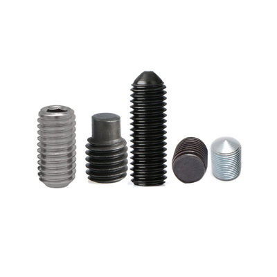 質  Custom Flat Point Hollow Hexagon Set Screws SS304 Hex Socket Allen Nose Grub Screw Set 工場