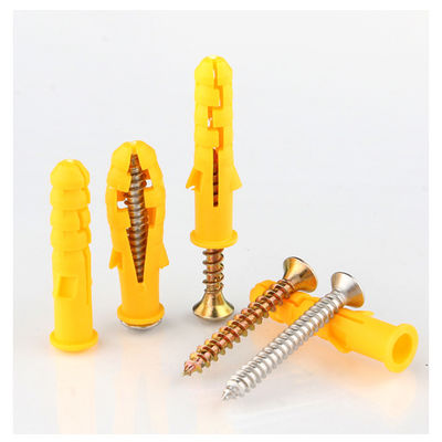 質  Plastic Drywall Wall Anchors Nylon Wall Plug Anchor With Self Tapping Screws For Plasterboard 工場